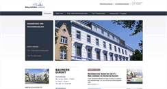 Desktop Screenshot of bauwerkhamburg.de