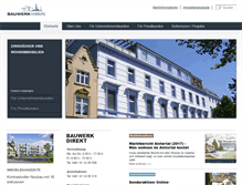 Tablet Screenshot of bauwerkhamburg.de